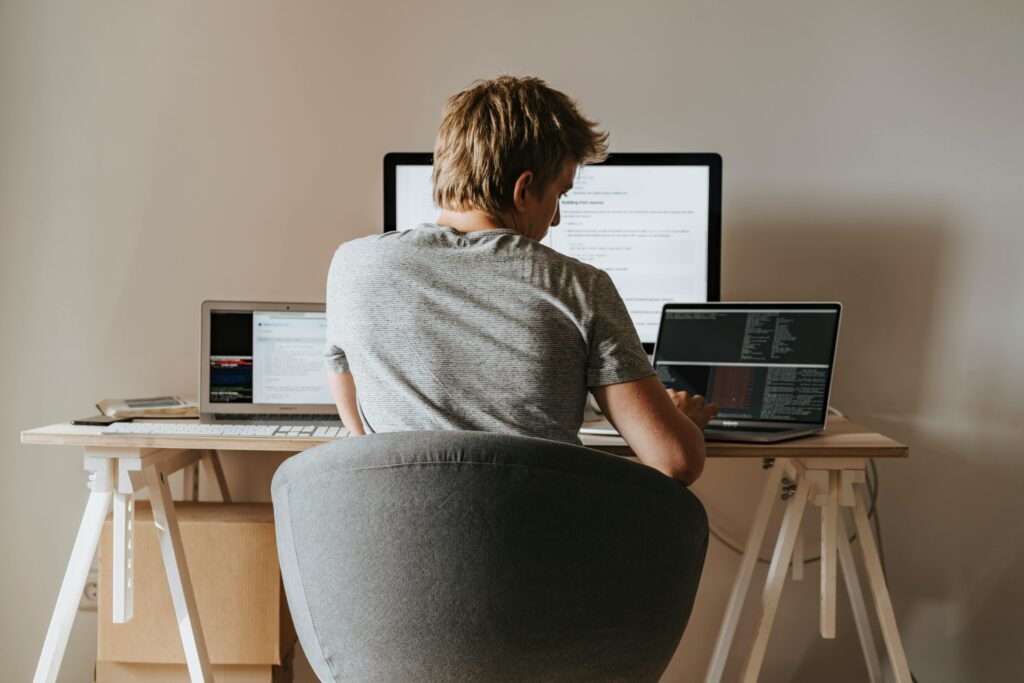 A recruiter reviewing a candidate's written assessment response to detect AI-generated content